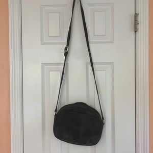 Fendi Vintage Black Navy Shoulder Crossbody Bag Purse